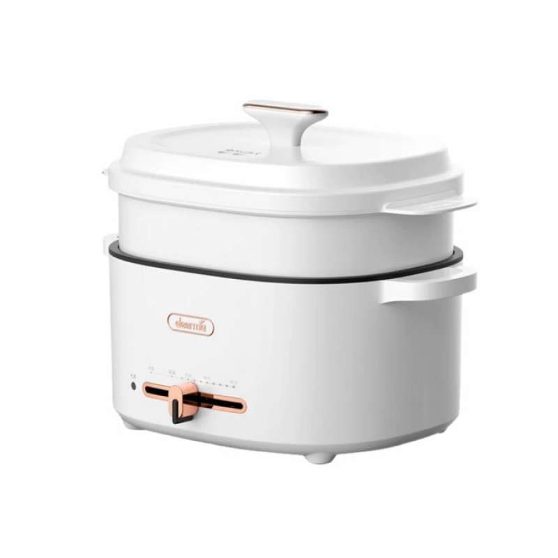 Promo Deerma Dg Versatile Electric Hot Pot Stew Pan Steam Cookware Skillet Diskon Di