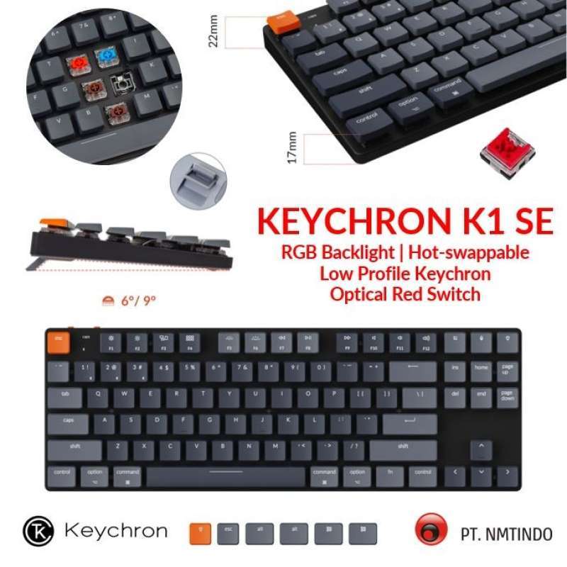 Promo Sale Keychron K Se Ultra Slim Tkl Optical Hot Swappable Rgb Backlight Diskon Diskon