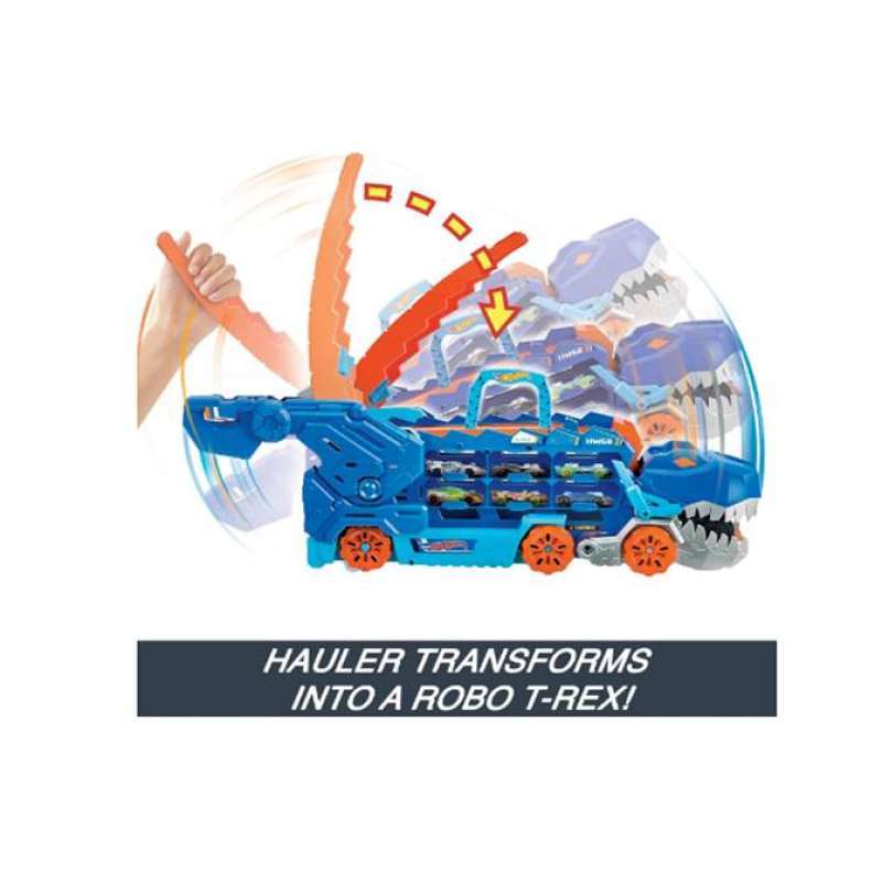 Promo Hot Wheels HOTWHEELS City Ultimate T Rex TREX Transporter Hauler HNG50 Diskon 25 Di