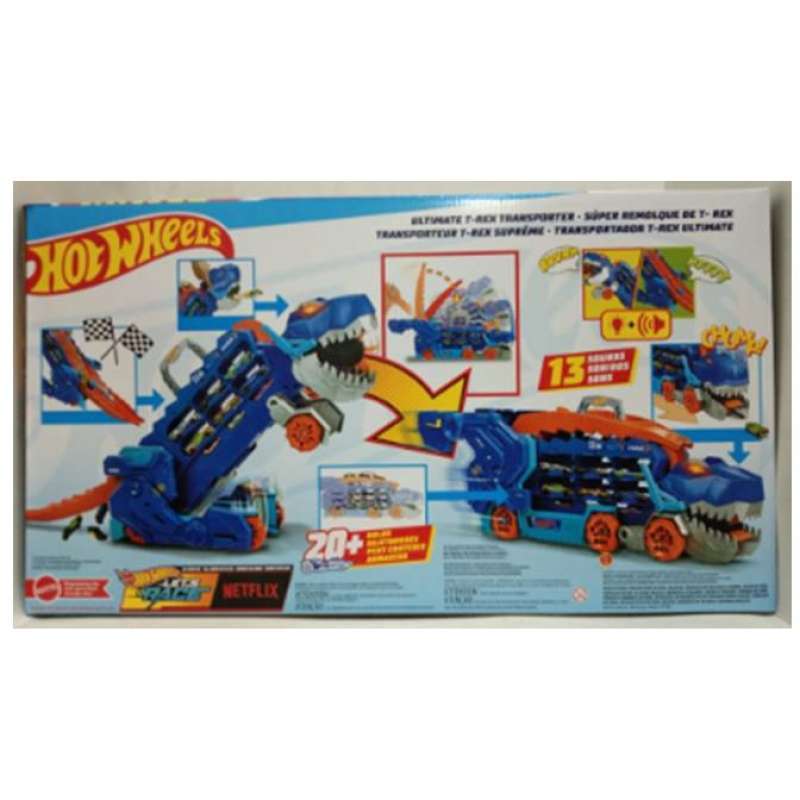 Promo Hot Wheels HOTWHEELS City Ultimate T Rex TREX Transporter Hauler HNG50 Diskon 25 Di