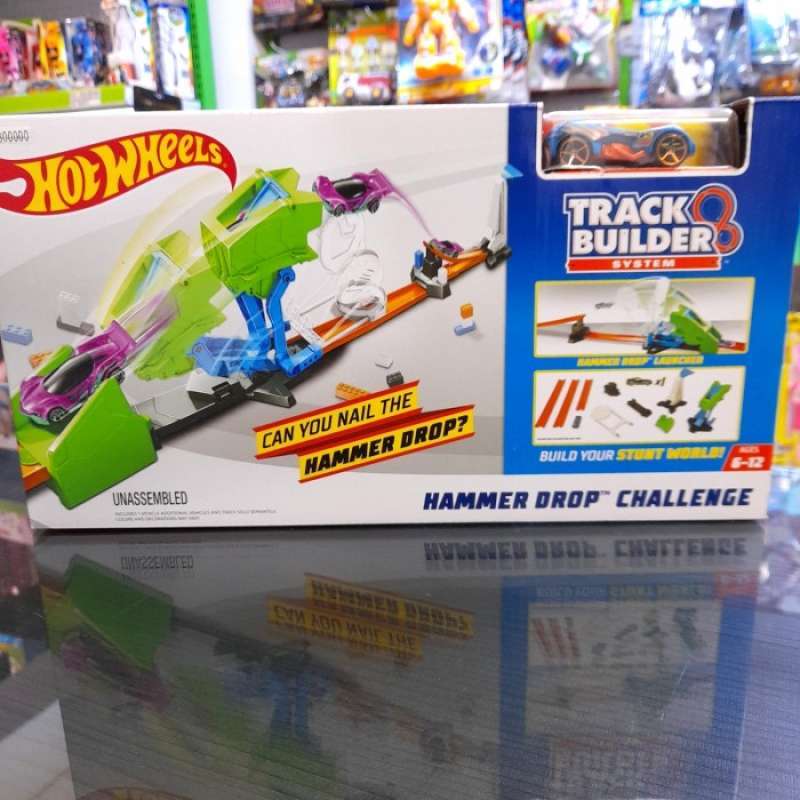 Promo Hot Wheels Track Builder System Hammer Drop Challenge Diskon Di Seller Prasywa Shop