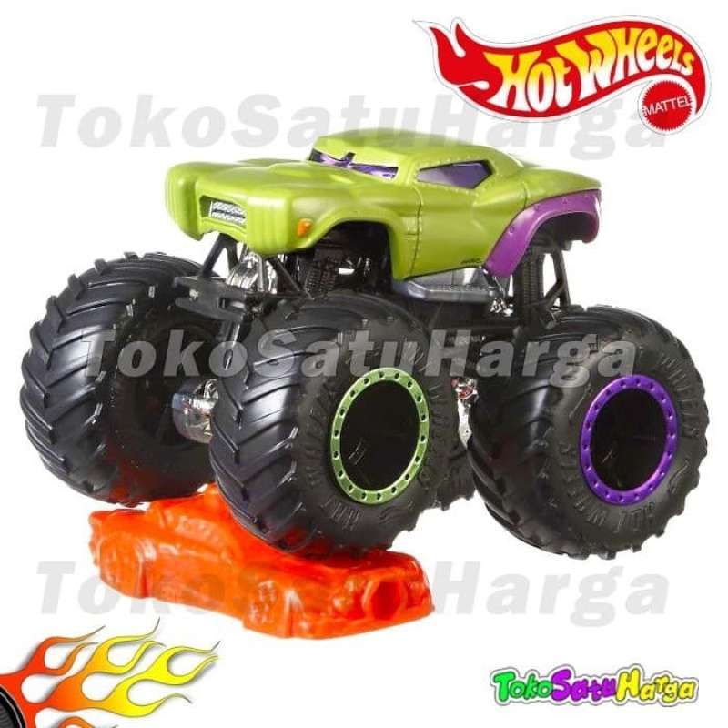 Promo HOT WHEELS MONSTER TRUCKS HULK NEW HOTWHEELS MATTEL LUTOFIA Corvette Diskon 50 Di