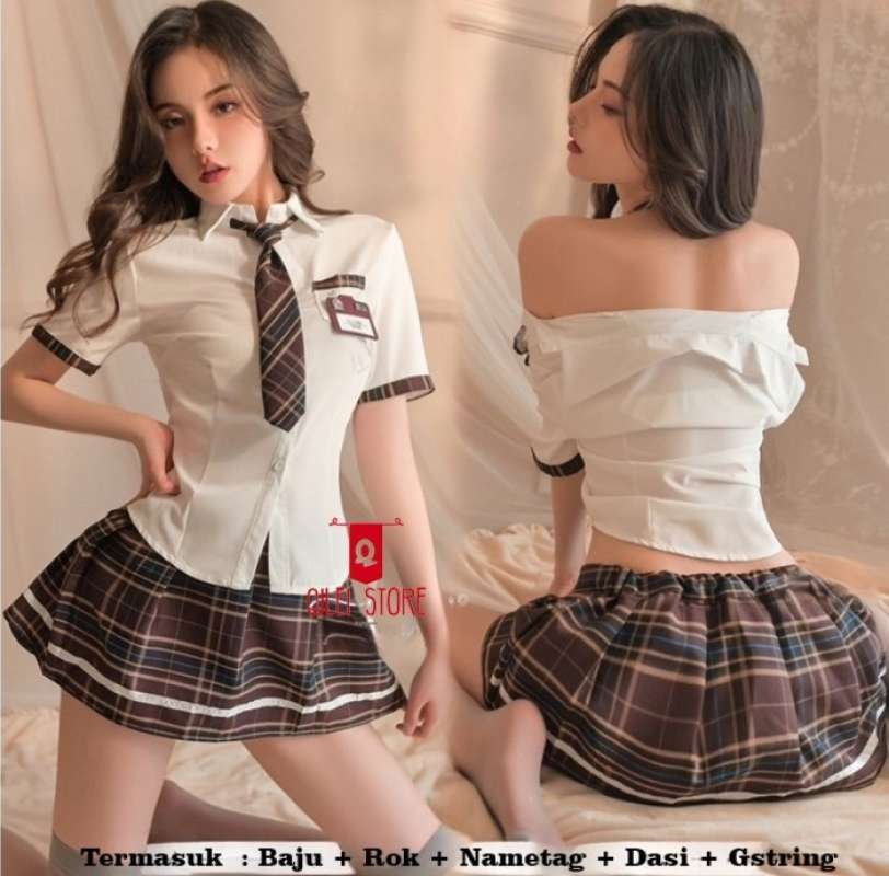 Jual Lingerie Sexy Costume Jk Uniform Set Seragam Sekolah Murid Hot