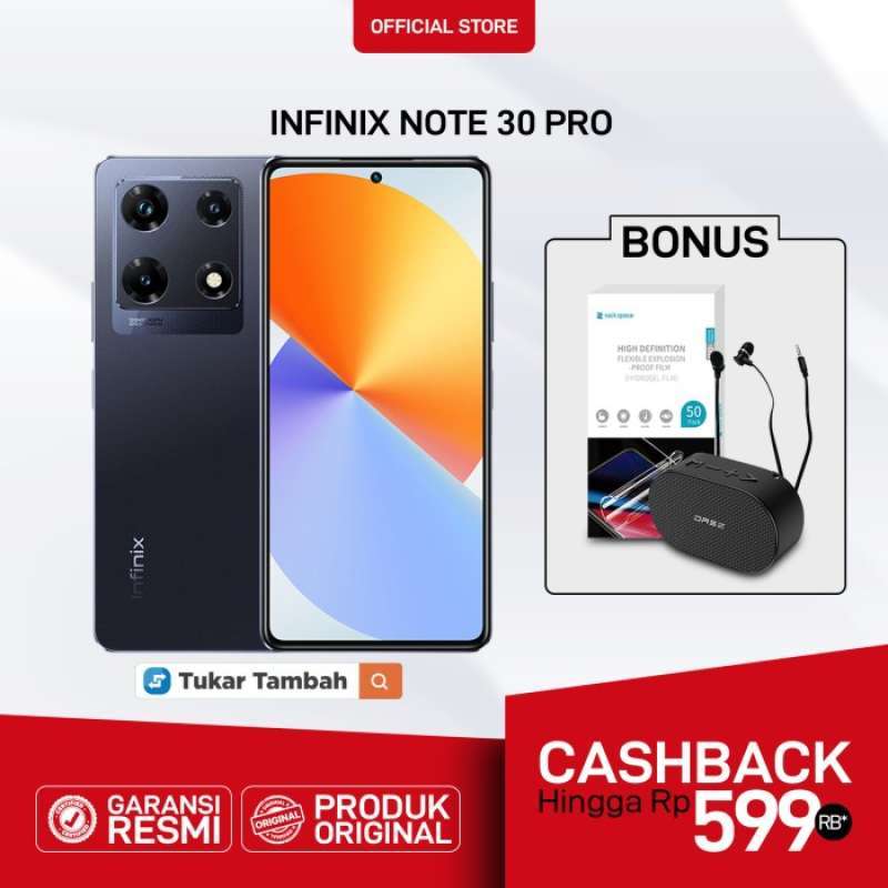 Promo Infinix Note 30 Pro NFC 8 256GB Garansi Resmi Not Smart 6 Plus Hot 30i Diskon 33 Di