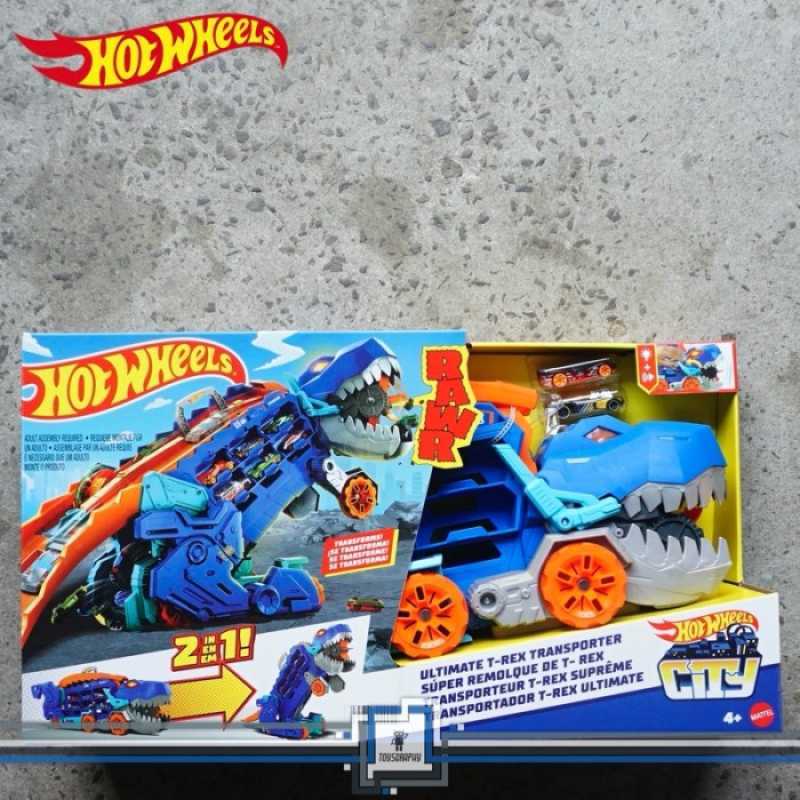 Jual Hot Wheels City 2in1 Ultimate Trex Transporter Hauler Garage Hotwheels Di Seller Toysgraphy
