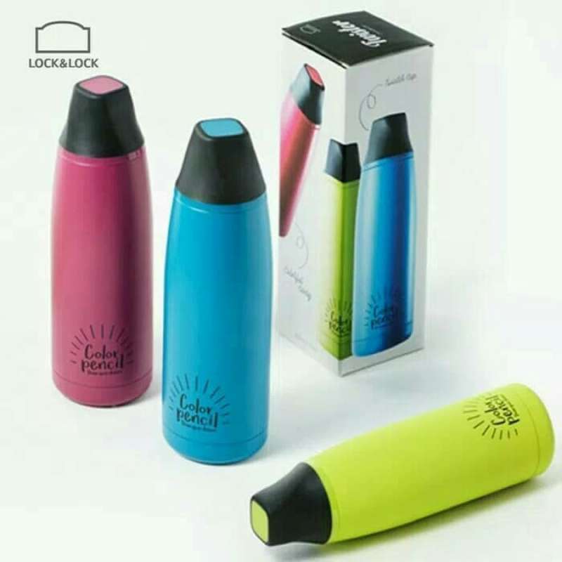Promo Lock N Lock Color Pencil Twister Tumbler Hot N Cool Botol Minum Ml Diskon Diskon