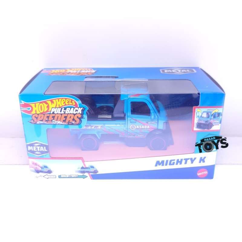 Promo HOT WHEELS PULL BACK SPEEDERS 1 43 SCALE METAL MATTEL Mighty K Diskon 50 Di Seller