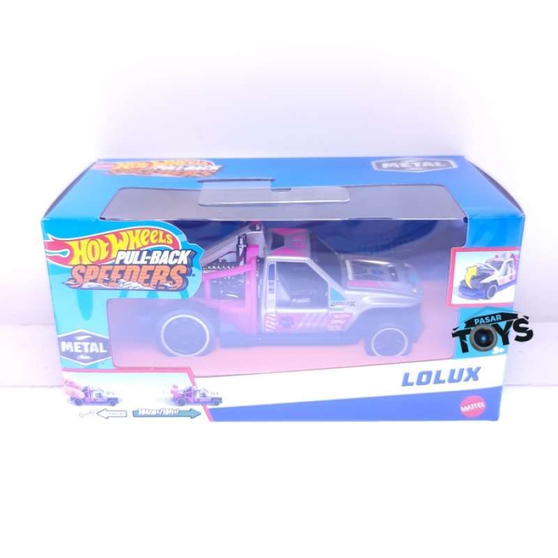 Promo HOT WHEELS PULL BACK SPEEDERS SCALE METAL MATTEL Lolux Diskon Di Seller