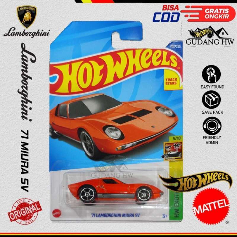 Promo Hot Wheels Lamborghini Series Easy Packed System Miura Diskon Di Seller Lutofia