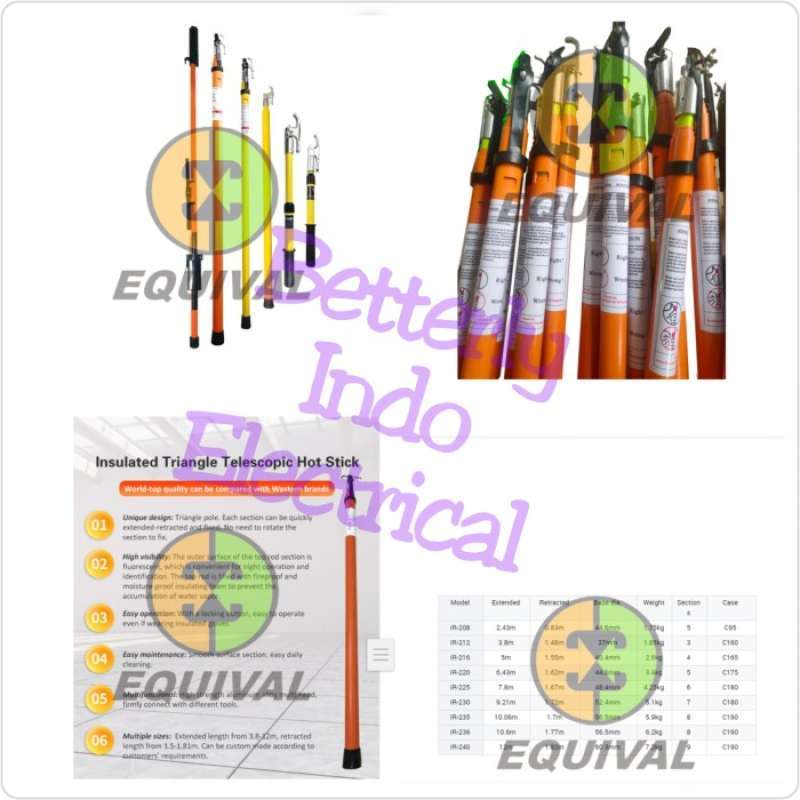 Promo Telescopic Hot Stick Kv M Stick Cut Out Pln Kv Merk Equival Diskon Di Seller