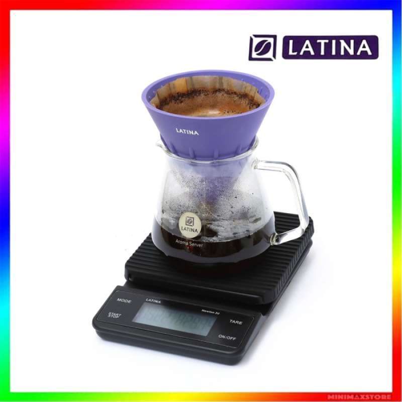 Promo Latina Newton Kg Coffee Scale Battery Timbangan Kopi AAA Baterai Diskon Di Seller