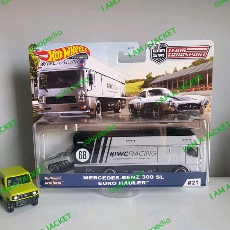 Promo Hot Wheels Mercedes Benz 300 SL Euro Hauler Team Transport Hotwheels Diskon 9 Di Seller