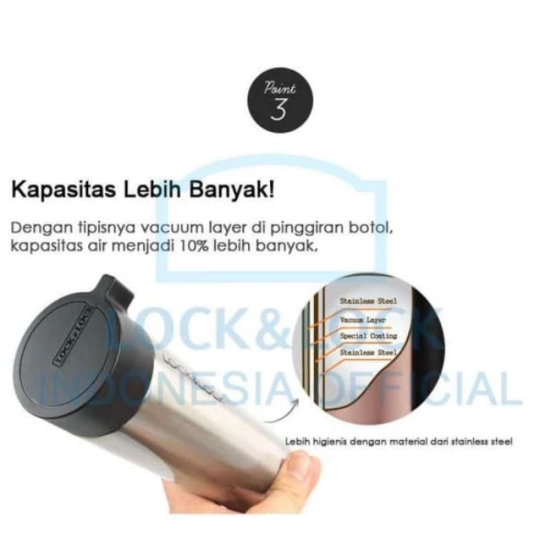 Promo Terbaru Lock N Lock Knob Tumbler Ml Locknlock Termos Hot Cool