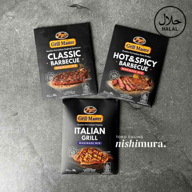 Jual Bumbu Steak Dry Wet Marinade Mix Barbecue Italian Grill Hot Spicy Bbq Jays
