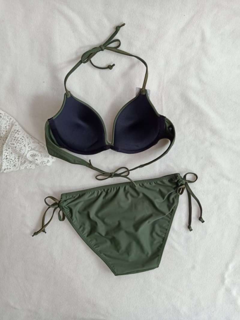 Jual Bk 3324 Rxt3 Hijau Tua Bikini Busa Push Up Dan Ada Kawat Di Seller Winter Cengkareng