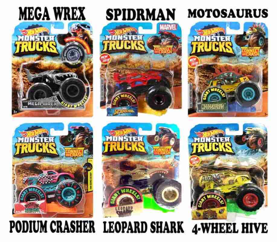 Promo Hot Wheels Monster Trucks Giant Wheels Kado Mobil Hadiah Mainan Diskon 50 Di Seller