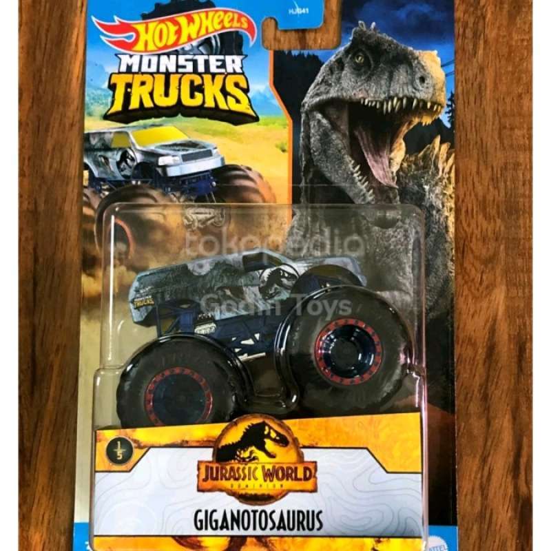 Jual Monster Trucks Jurassic World Giganotosaurus Hot Wheels Truck Di Seller Velvet Store