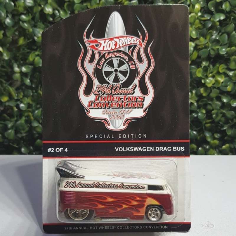 Promo Hot Wheels Vw Drag Bus Th Annual Collector Convention Holo Digit Diskon Di Seller