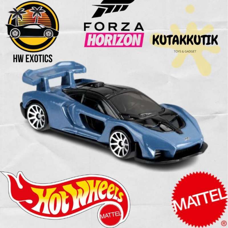 Jual Hot Wheels Mobil Mclaren Senna Biru Forza Horizon Hw Exotics Di Seller Kutakkutik Pulo