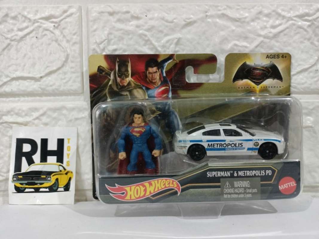 Promo Hot Wheels Superman Metropolis PD Figure Vs Batman Mighty Minis Diskon Di Seller