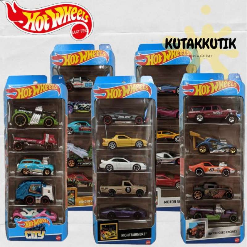 Jual Hot Wheels Gift Set 5 Cars Pack Original Mattel Bisa Pilih DemoDestruction Di Seller