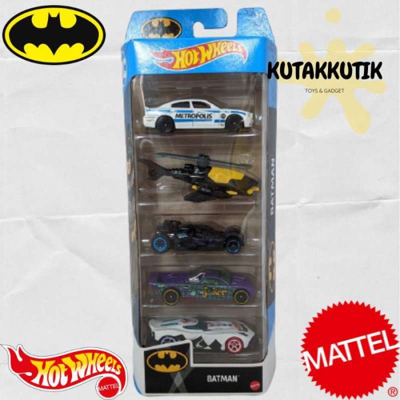 Jual Hot Wheels Gift Set 5 Cars Pack Original Mattel Bisa Pilih Batman II Di Seller KutakKutik