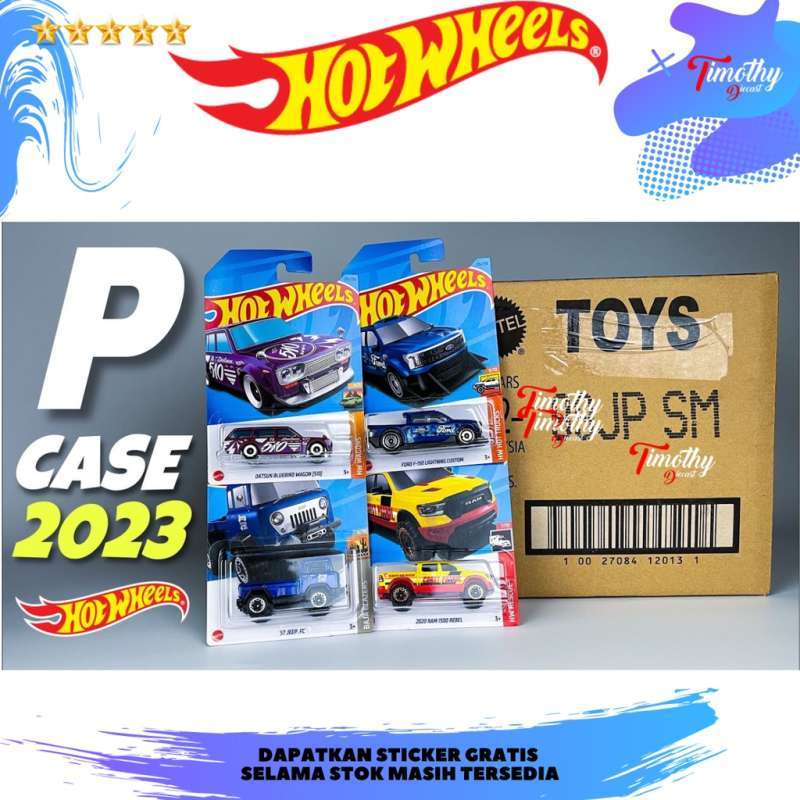 Jual Hot Wheels Kartonan Dus Grosir Box P 2023 SEGEL SNI ORIGINAL Mattel Di Seller Timothy