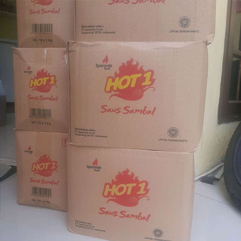 Jual Hot Saus Sambal Kemasan Kg Dus Isi Pcs X Kg Di Seller Aneka Boga Caraka