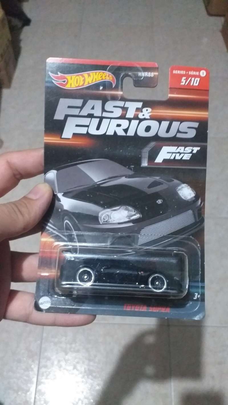 Promo HOT WHEELS FAST FURIOUS TOYOTA SUPRA HITAM TULISAN MERAH Multicolor Diskon Di