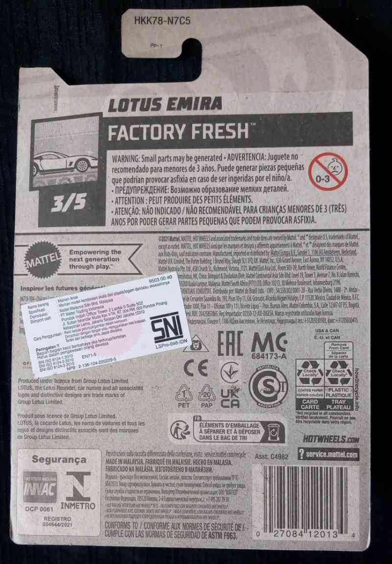 Jual Hot Wheels Lotus Emira Factory Fresh Black Di Seller Royaleksander Manggarai Selatan