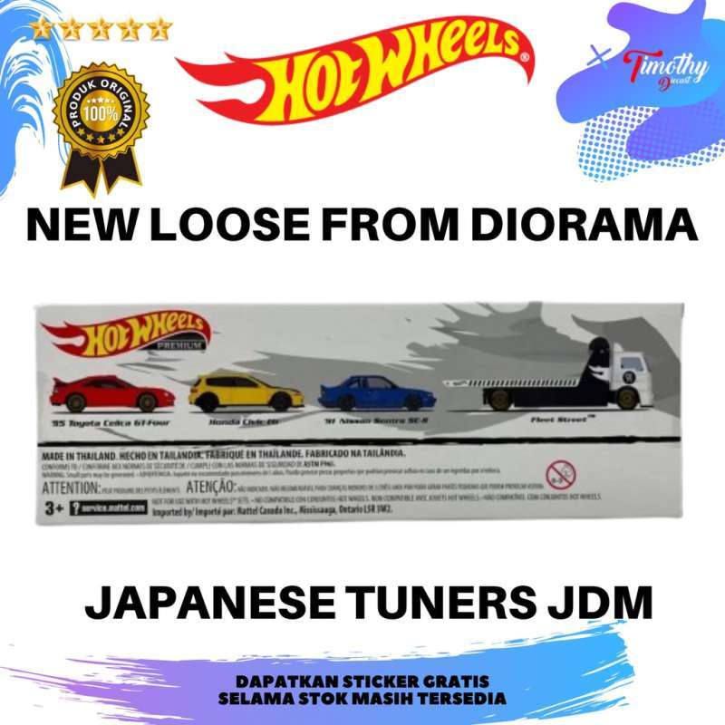 Promo Hot Wheels Premium New Loose Fleet Street Truck Diorama Japanese Tuner Diskon Di Seller
