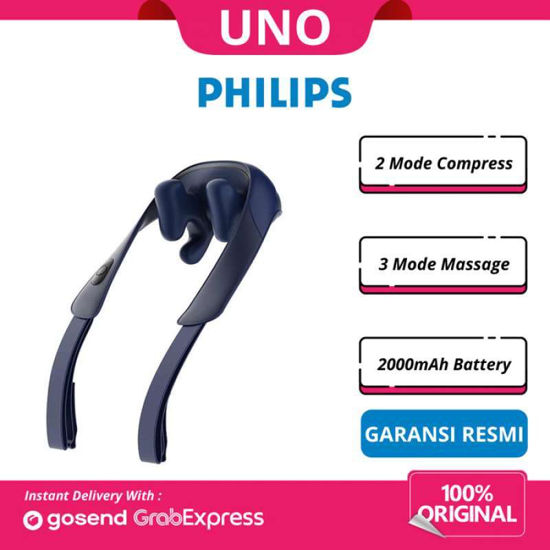 Promo Philips Neck Massager Ppm Hot Compress Alat Pijat Leher Dan Bahu Diskon Di