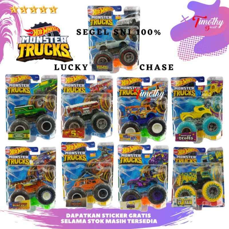 Promo Hot Wheels Grosir Kartonan Box Monster Truck A Lucky Chase Segel Diskon Di Seller