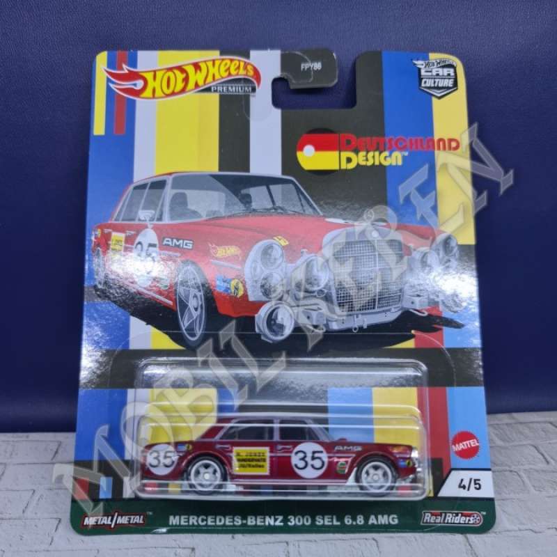 Promo Hot Wheels Deutschland Design Mercedes Benz 300 SEL 6 8 AMG Diskon 23 Di Seller Izara