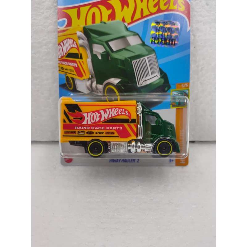 Jual Hot Wheels Factory Sealed Hiway Hauler Hijau Kuning Hw Haulers Di Seller Timothy