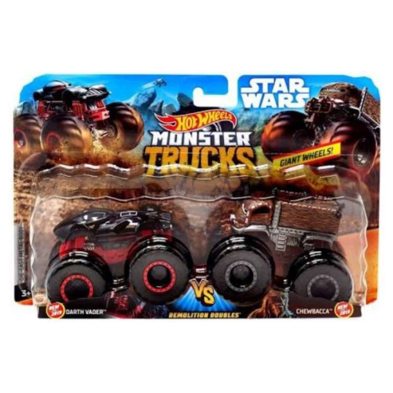 Promo HotWheels Hot Wheels Monster Trucks Star Wars Darth Vader Giant Wheels Diskon Di