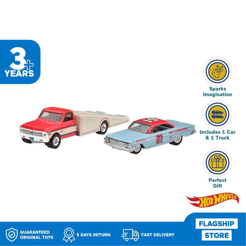 Promo Hot Wheels Team Transport Impala Chevy Ramp Truck Mainan Mobil Balap Diskon Di