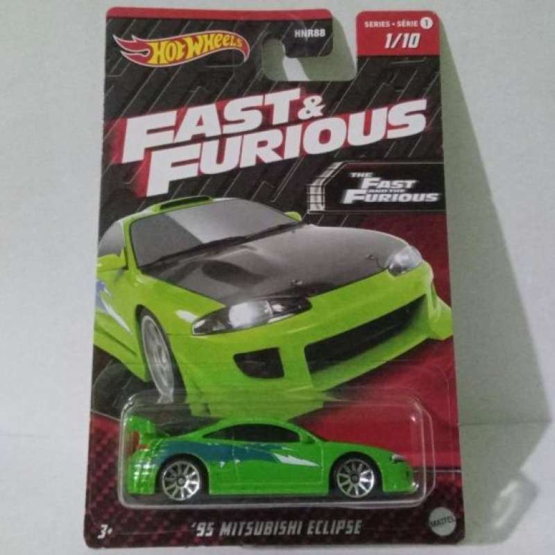 Promo HOT WHEELS FAST FURIOUS MITSUBISHI ECLIPSE HIJAU GREEN Diskon Di Seller DM STORE