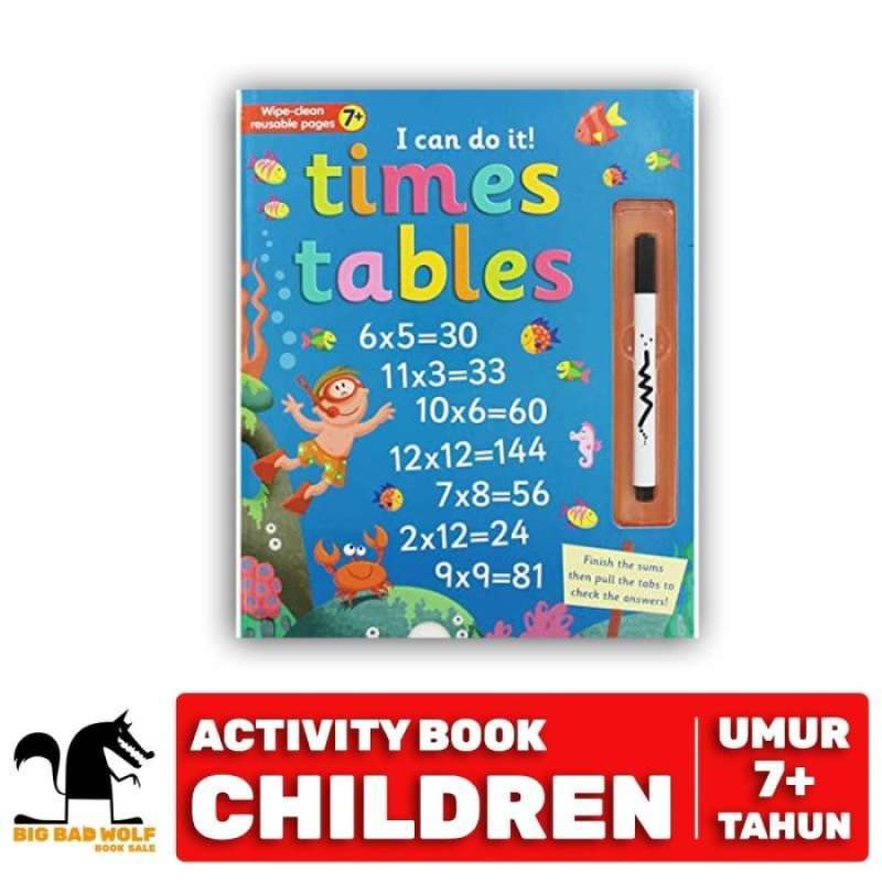 Promo Buku Bbw Wipe Clean I Can Do It Times Tables Diskon Di