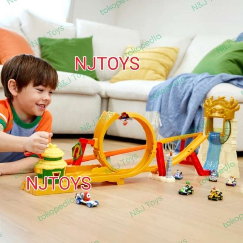 Promo Hot Wheels Track Super Mario Bros Movie Jungle Kingdom Raceway Diskon Di Seller Alenila