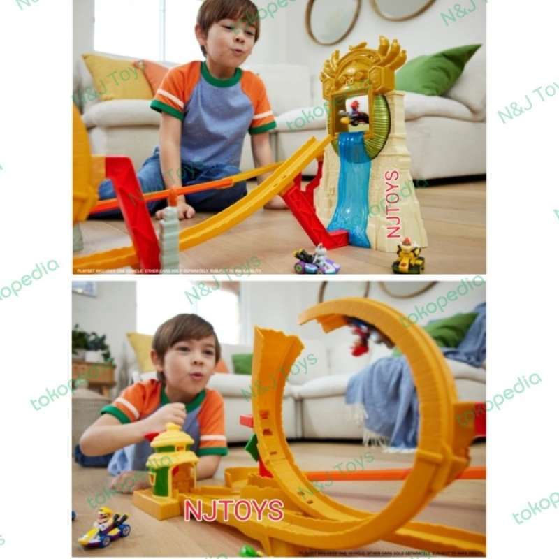 Promo Hot Wheels Track Super Mario Bros Movie Jungle Kingdom Raceway Diskon Di Seller Alenila