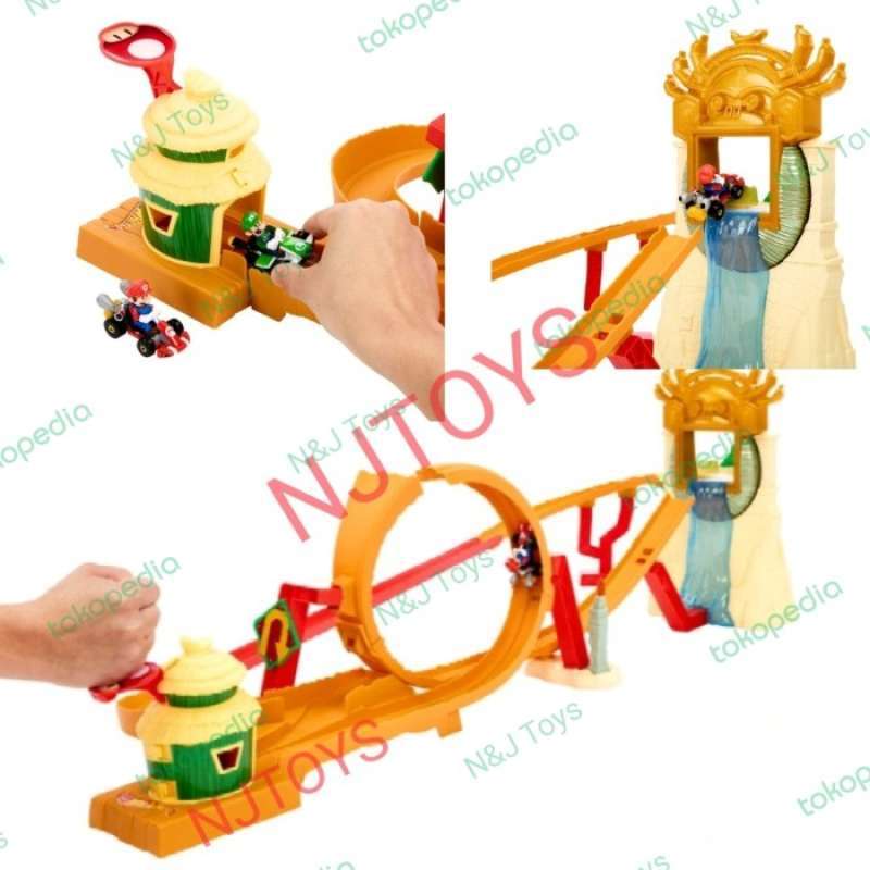 Promo Hot Wheels Track Super Mario Bros Movie Jungle Kingdom Raceway Diskon 9 Di Seller Alenila