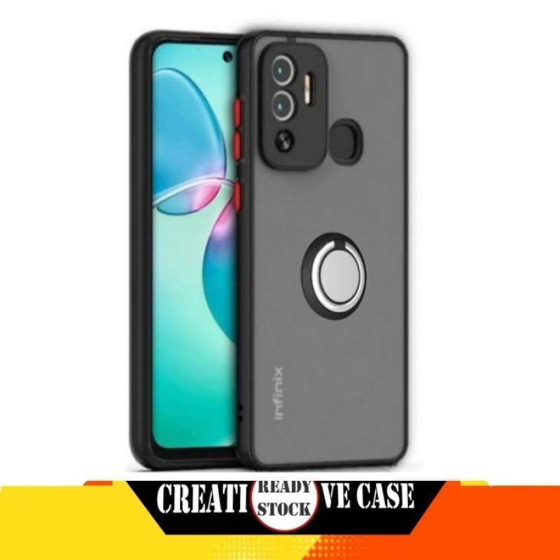 Promo CASE INFINIX HOT PLAY NFC My Choice Aero RINKG Dove Matte Diskon Di Seller