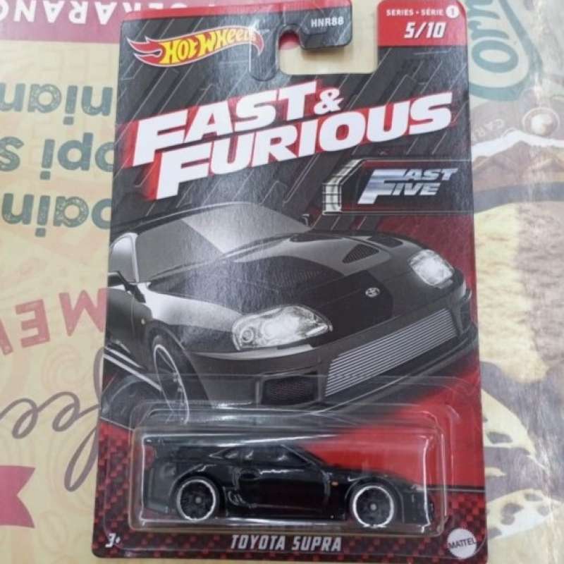 Promo Hot Wheels Fast Furious Toyota Supra Hitam Black Diskon Di