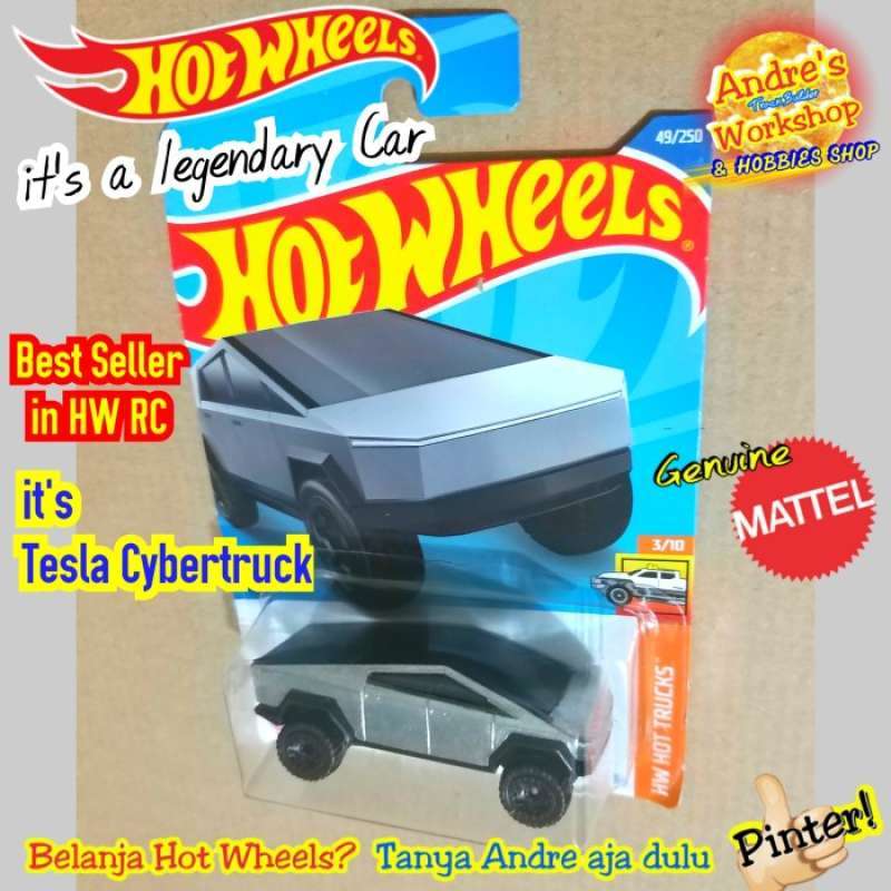Promo Hotwheels Dream Car Mattel Tesla Cybertruck Hot Wheels Cars Diskon Di Seller DM STORE