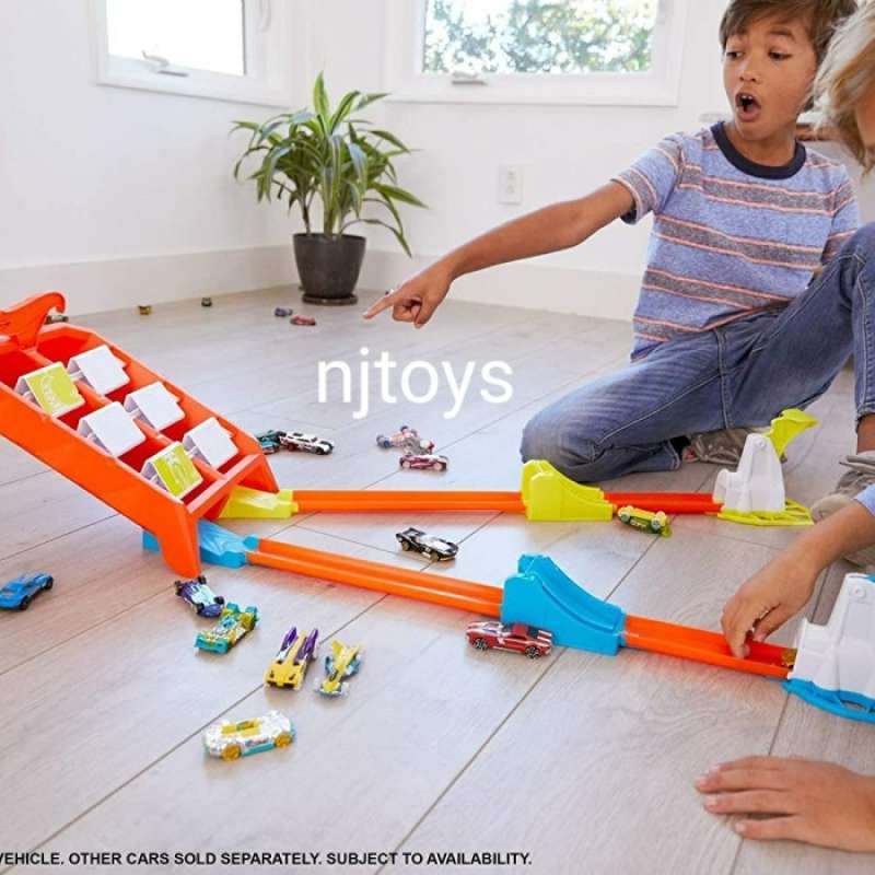 Promo Hot Wheels Launch Across Challenge Trackset Playset Diskon Di