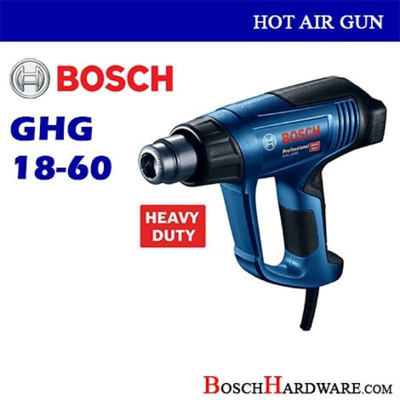 Promo Heat Gun Hot Gun Mesin Pemanas Listrik 600C 1800Watt BOSCH GHG 18 60 Diskon 23 Di Seller