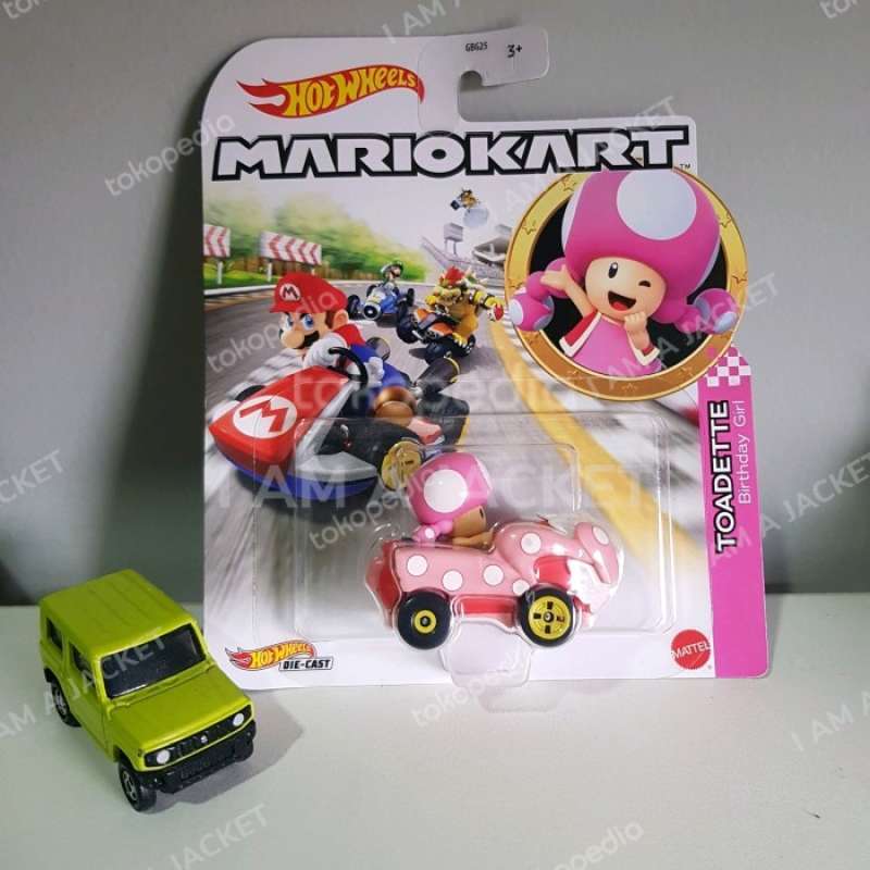 Promo Hot Wheels Mario Kart Toadette Birthday Girl Hotwheels Mariokart Ori Diskon 24 Di Seller