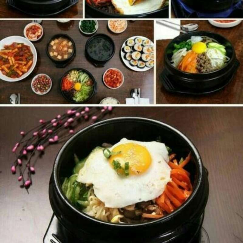 Jual Korean Dolsot Ddukbaegi Clay Pot Hot Pot Bibimbap Korea Bowl 13 5Cm Di Seller Jaya Raharja