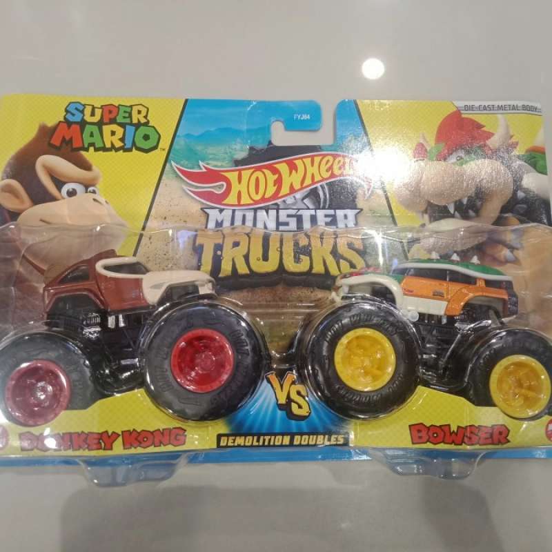 Promo Hot Wheels Monster Trucks Super Mario Donkey Kong VS Bowser Diskon 33 Di Seller Toys